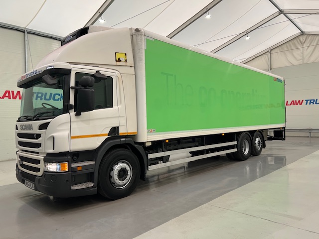 Scania P280 6×2 Rear Lift Day Cab Fridge Box