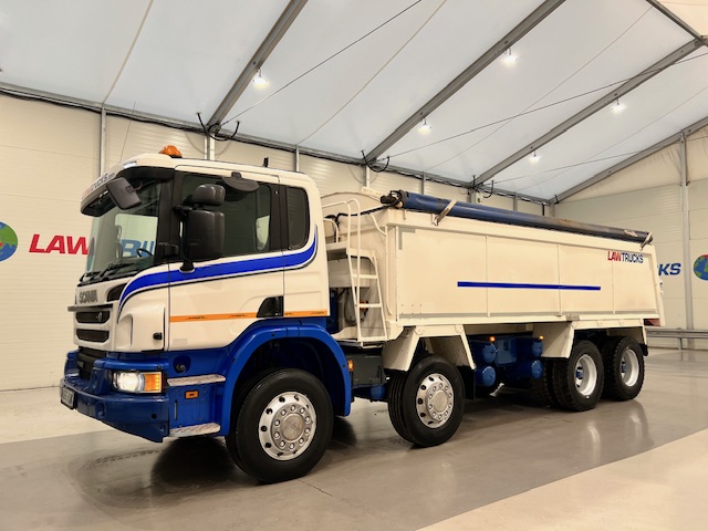 Scania P410 8×4 Rest Cab Tipper Manual