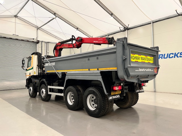DAF CF 400 8×4 Day Cab Steel Tipper Grab