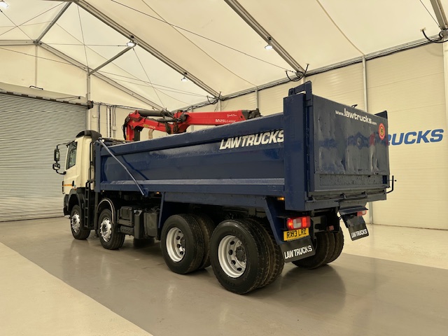 DAF CF85 410 8×4 Day Cab Steel Tipper Grab