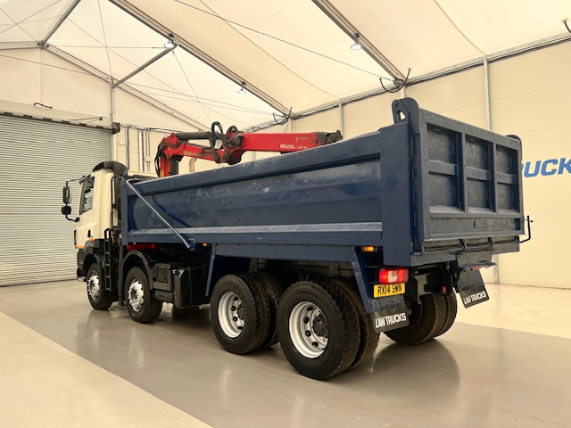DAF CF85 410 8×4 Day Cab Steel Tipper Grab