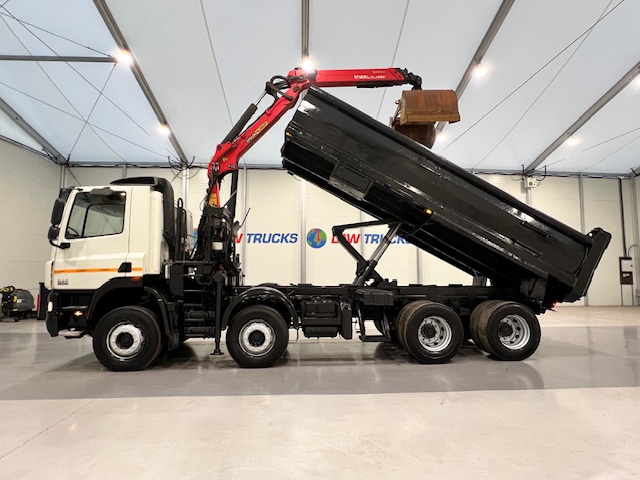 DAF CF85 410 8×4 Day Cab Steel Tipper Grab