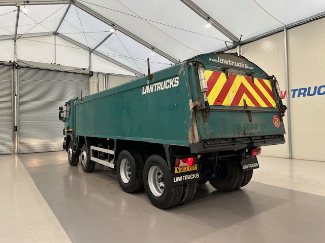 Scania P360 8×4 Rest Cab Tipper Manual