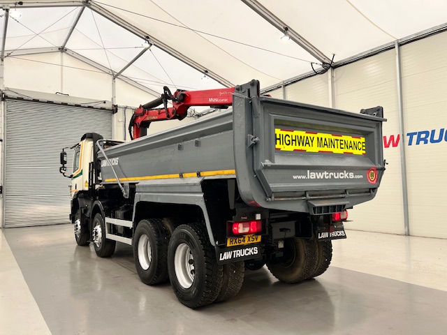 DAF CF 400 8×4 Day Cab Steel Tipper Grab