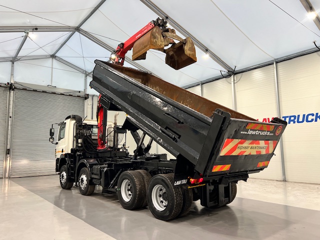 DAF CF85 410 8×4 Day Cab Steel Tipper Grab