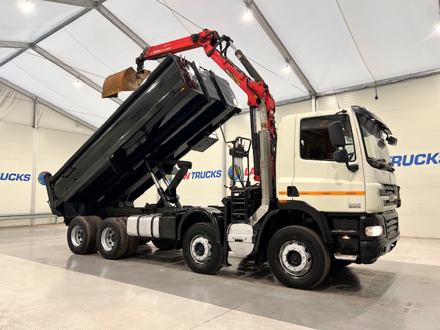 DAF CF85 410 8×4 Day Cab Steel Tipper Grab