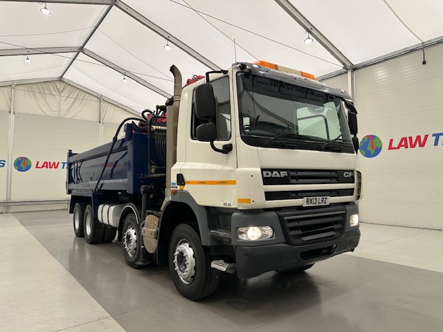 DAF CF85 410 8×4 Day Cab Steel Tipper Grab