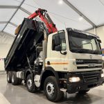 DAF CF85 410 8×4 Day Cab Steel Tipper Grab - thumbnail