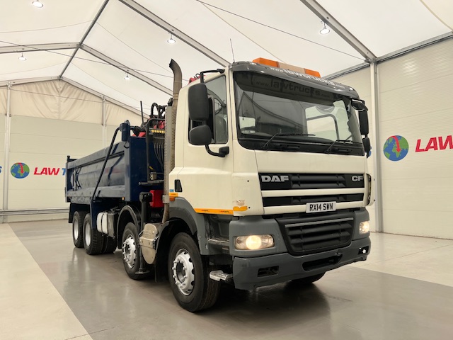 DAF CF85 410 8×4 Day Cab Steel Tipper Grab