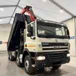 DAF CF85 410 8×4 Day Cab Steel Tipper Grab - thumbnail