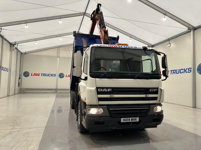 DAF CF75 310 6×4 Steel Tipper Grab Manual
