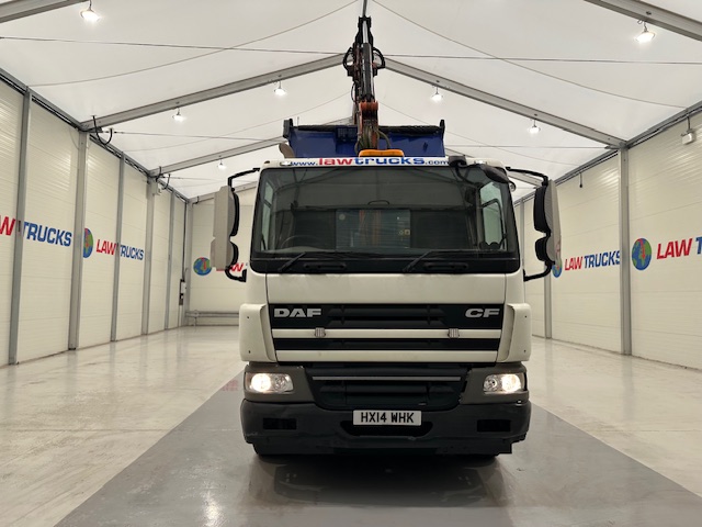 DAF CF75 310 6×4 Steel Tipper Grab Manual