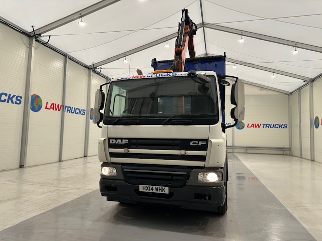 DAF CF75 310 6×4 Steel Tipper Grab Manual