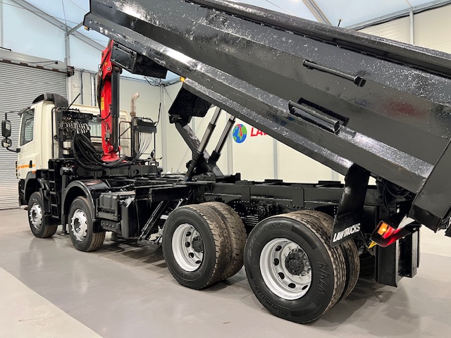 DAF CF85 410 8×4 Day Cab Steel Tipper Grab