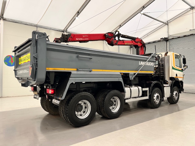 DAF CF 400 8×4 Day Cab Steel Tipper Grab