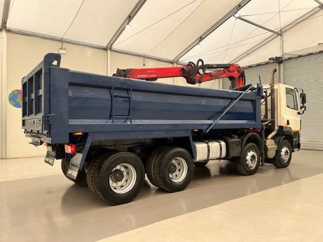DAF CF85 410 8×4 Day Cab Steel Tipper Grab