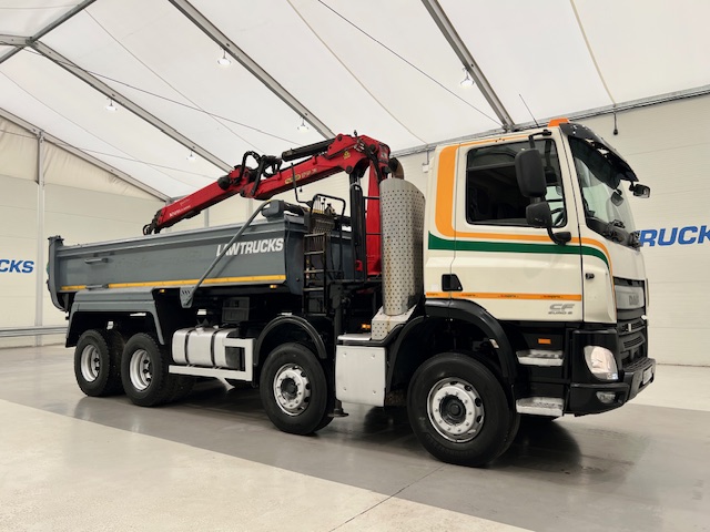 DAF CF 400 8×4 Day Cab Steel Tipper Grab
