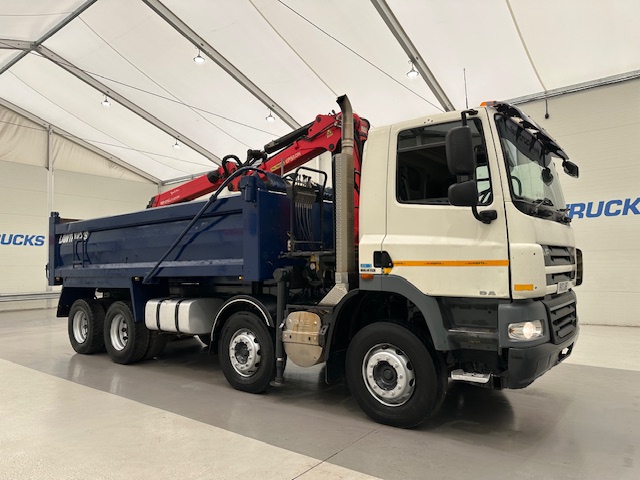 DAF CF85 410 8×4 Day Cab Steel Tipper Grab
