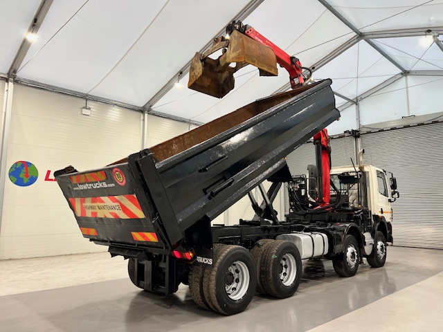 DAF CF85 410 8×4 Day Cab Steel Tipper Grab
