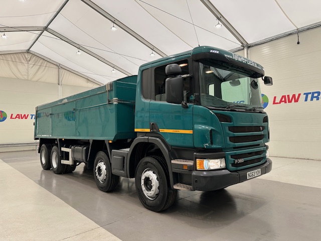 Scania P360 8×4 Rest Cab Tipper Manual