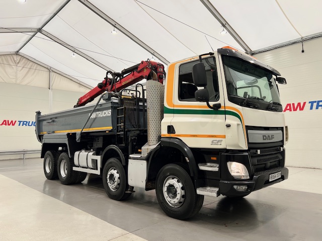 DAF CF 400 8×4 Day Cab Steel Tipper Grab