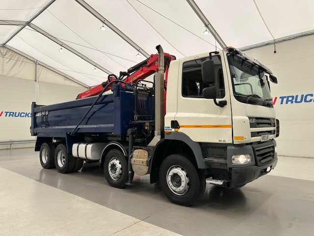 DAF CF85 410 8×4 Day Cab Steel Tipper Grab