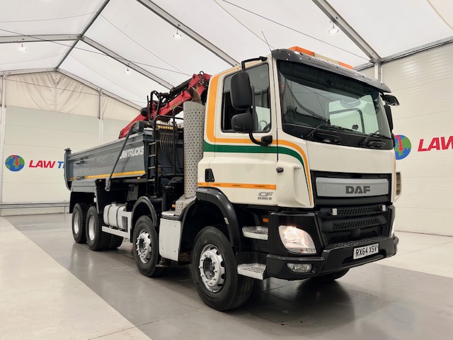 DAF CF 400 8×4 Day Cab Steel Tipper Grab