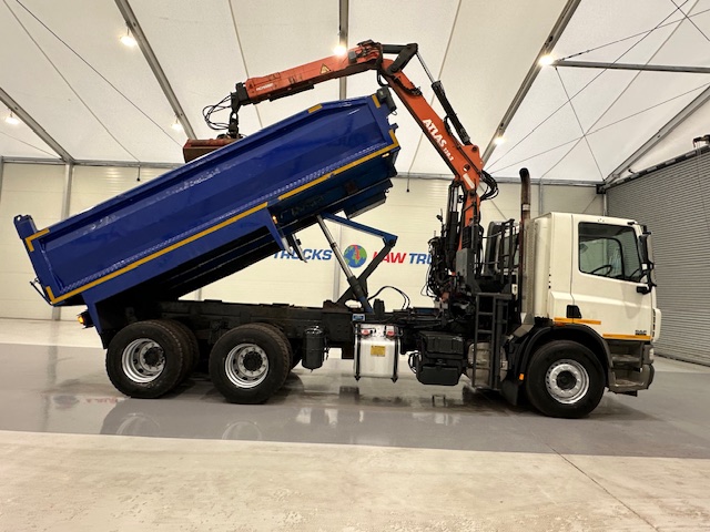 DAF CF75 310 6×4 Steel Tipper Grab Manual