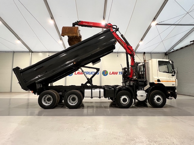 DAF CF85 410 8×4 Day Cab Steel Tipper Grab