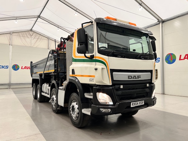 DAF CF 400 8×4 Day Cab Steel Tipper Grab