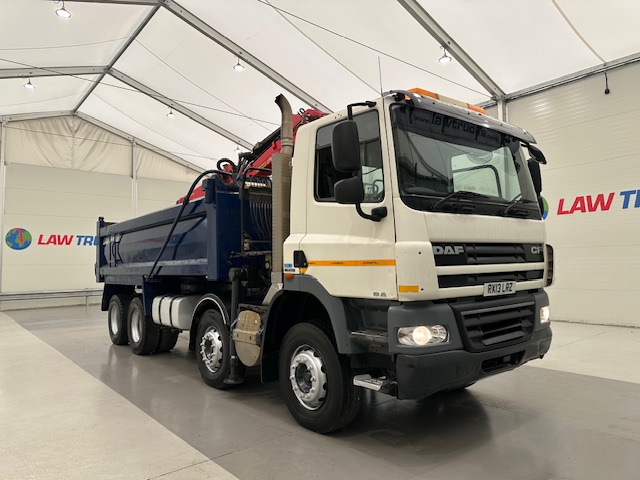DAF CF85 410 8×4 Day Cab Steel Tipper Grab