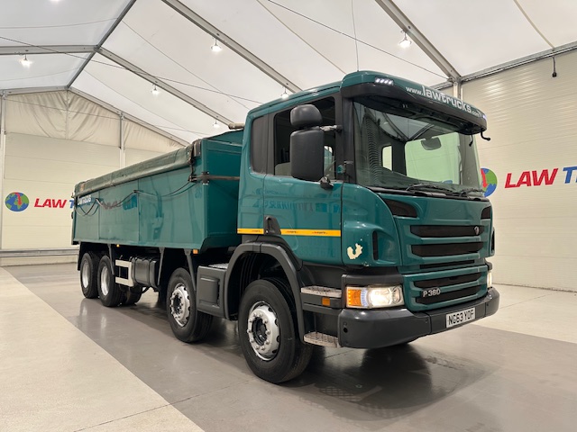 Scania P360 8×4 Rest Cab Tipper Manual