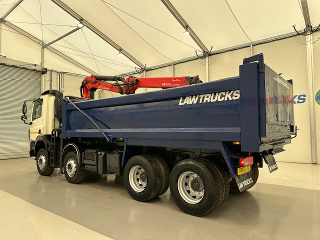 DAF CF85 410 8×4 Day Cab Steel Tipper Grab