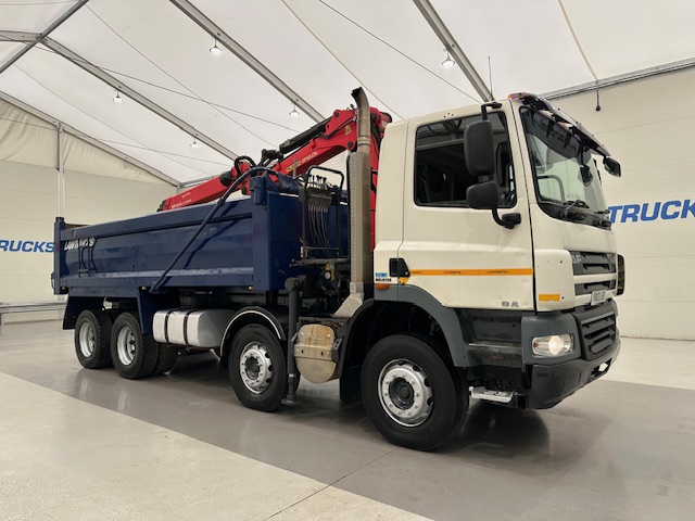 DAF CF85 410 8×4 Day Cab Steel Tipper Grab