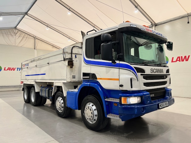 Scania P410 8×4 Rest Cab Tipper Manual