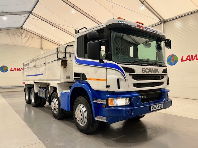 Scania P410 8×4 Rest Cab Tipper Manual