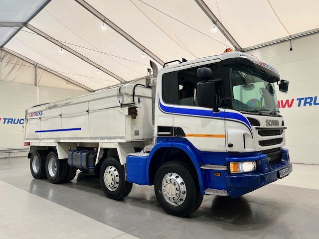 Scania P410 8×4 Rest Cab Tipper Manual