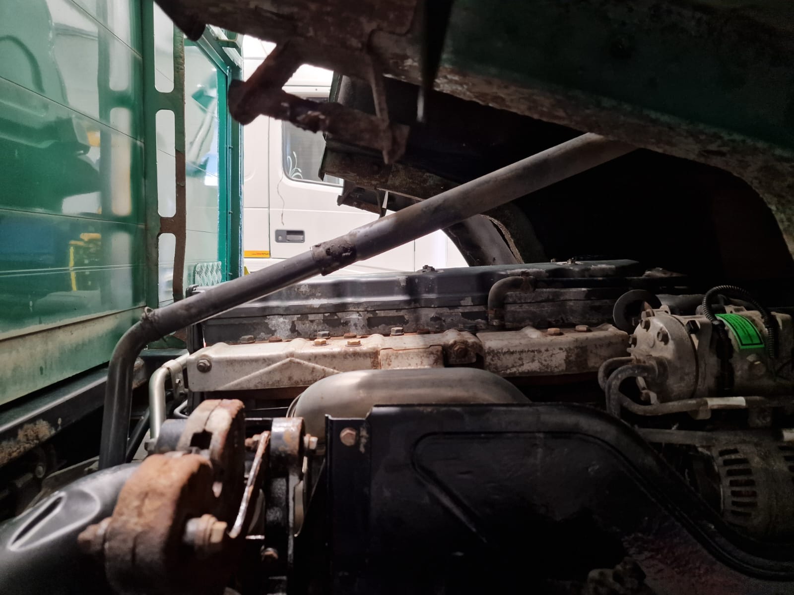 DAF LF55 220 Day Cab Dropside Crane