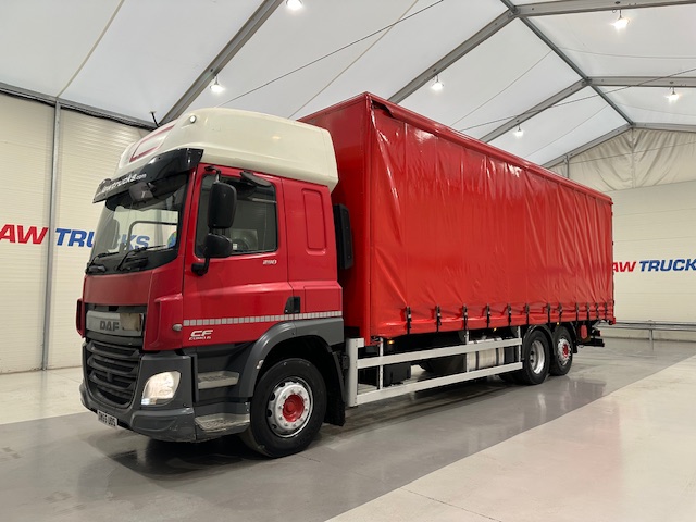 DAF CF 290 6×2 Rear Lift Sleeper Cab Curtainsider