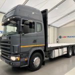 Scania 124 470 6×2 10 Tyre Sleeper Cab Flatbed - thumbnail