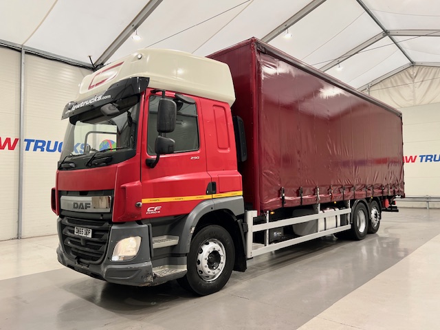 DAF CF 290 6×2 Rear Lift Sleeper Cab Curtainsider