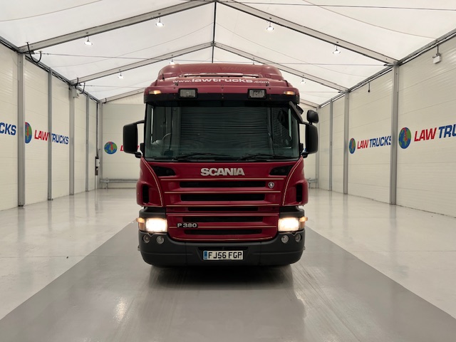 Scania P380 6×2 10 Tyre Rear Lift Sleeper Cab Flatbed