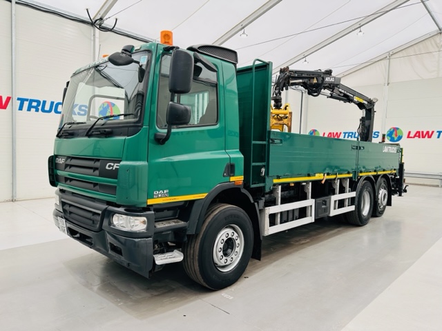 DAF CF75 310 Rear Lift Day Cab Dropside Brick Grab