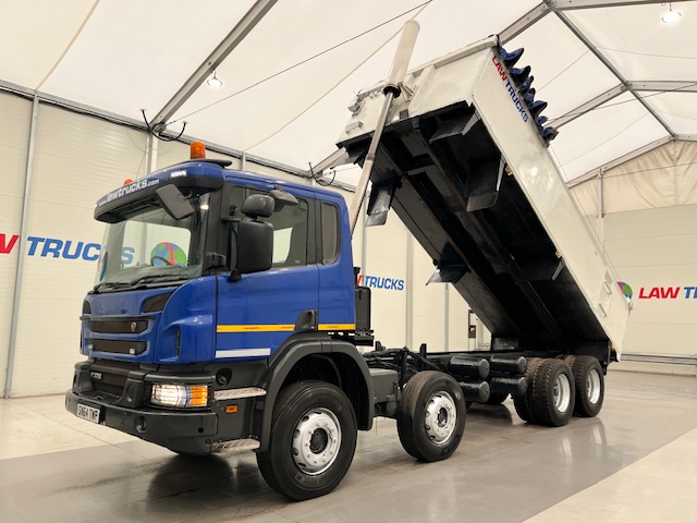Scania P370 8×4 Rest Cab Tipper Manual