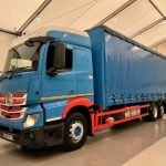 Mercedes Actros 2530 Rear Lift Sleeper Cab Curtainsider - thumbnail