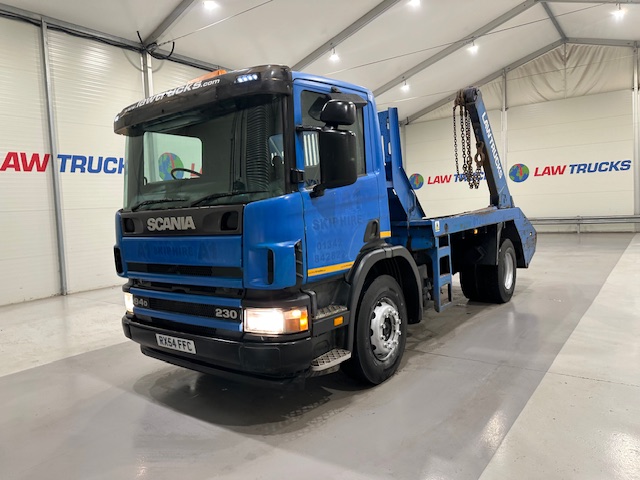 Scania P94 230 4×2 Day Cab Skip Loader