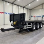 Montracon Tri Axle Flatbed Drawbar Trailer - thumbnail