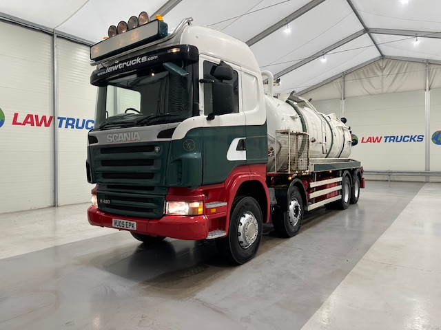Scania R420 8×4 Highline Vacuum Tanker