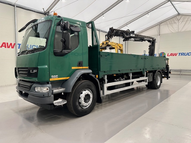 DAF LF55 220 Day Cab Dropside Crane