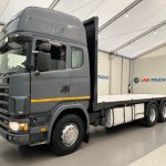Scania 124 470 6×2 10 Tyre Sleeper Cab Flatbed - thumbnail